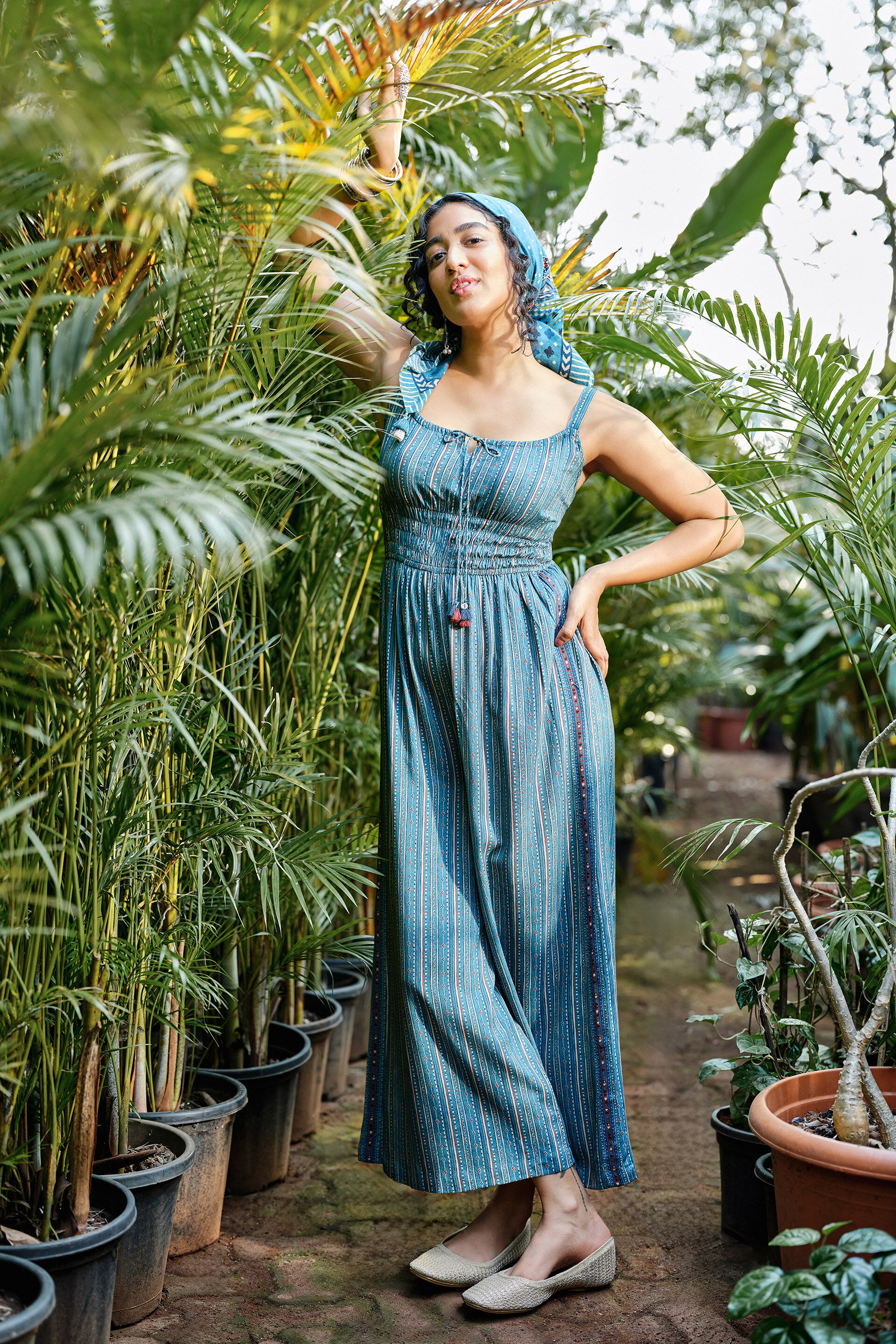 Ishita Blue Jumpsuit, Blue, image 2